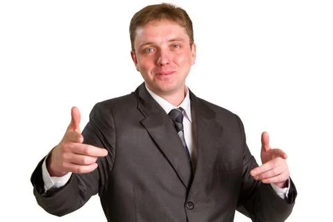 Happy businessman Stock Photos