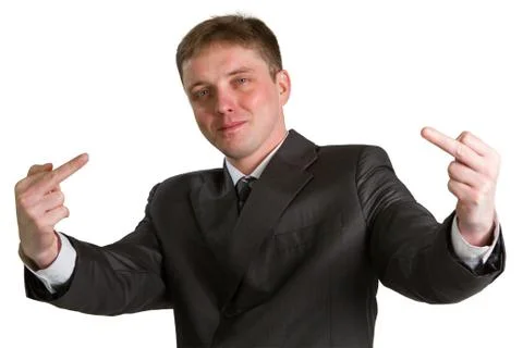 Happy businessman Foto stock