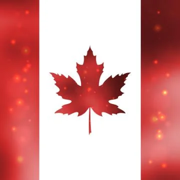 Happy Canada Day Illustrazione stock