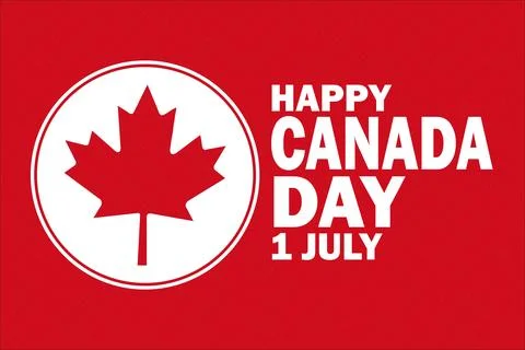 Happy Canada Day Stock-Illustration