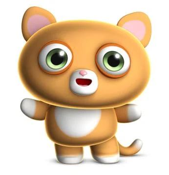 Happy cat Stock-Illustration