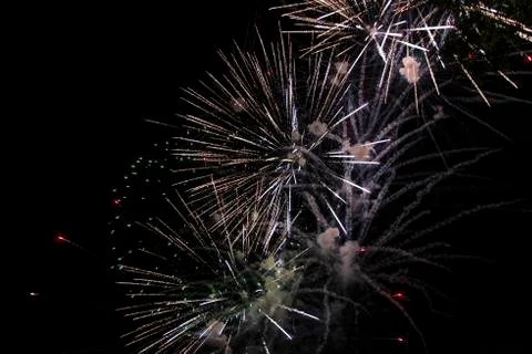 Happy celebration Firework Stock Photos