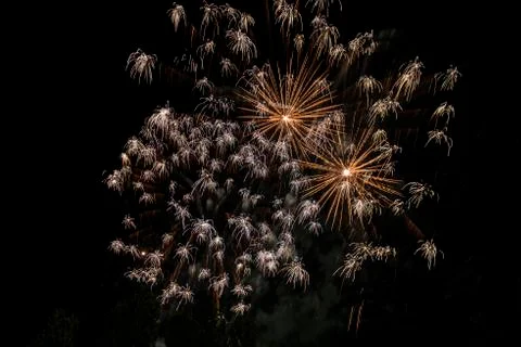 Happy celebration Firework Stock Photos