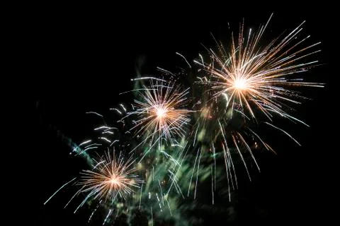 Happy celebration Firework Stock Photos