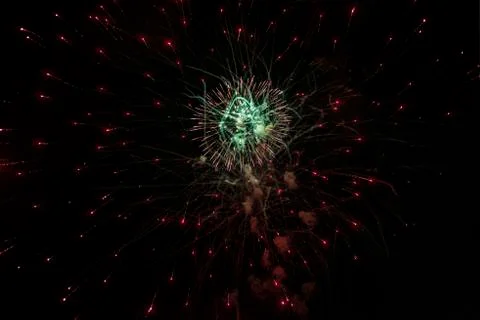 Happy celebration Firework Stock Photos