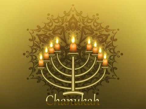 Happy Chanukah Stock Illustration