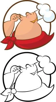 Happy chef 스톡 일러스트