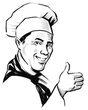 Happy chef Stock Illustration
