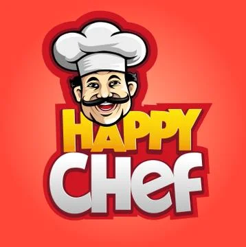 Happy Chef symbol Stock Illustration