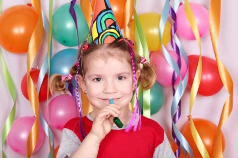 Happy child birthday.JPG Stock Photos