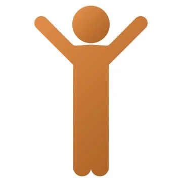 Happy Child Gradient Vector Icon Ilustração Stock