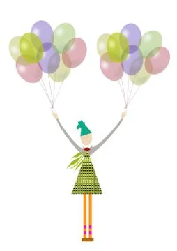 Happy child Stock Illustration