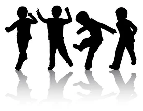 Happy children Stock Illustration