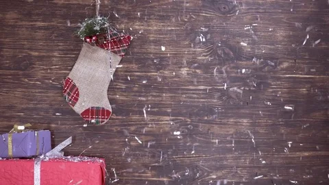 Happy christmas background Stock Footage 82112323
