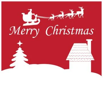 Happy christmas Stock Illustration
