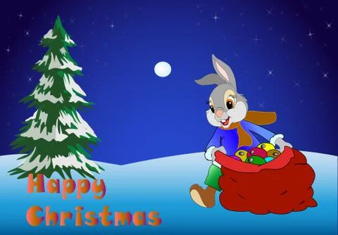 Happy Christmas Stock Illustration