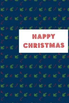 Happy christmas Stock Illustration
