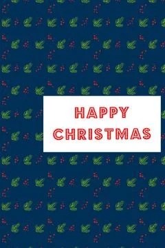 Happy christmas Stock Illustration