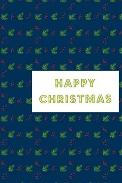 Happy christmas Stock Illustration