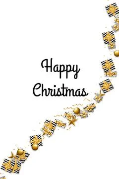 Happy christmas Stock Illustration