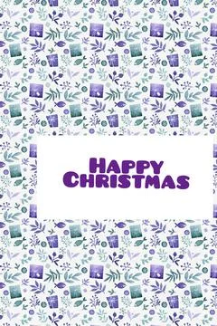 Happy christmas Stock Illustration