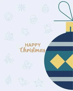 HAPPY-CHRISTMAS Stock Illustration