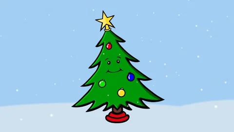Happy Christmas Tree 動画素材 150467895