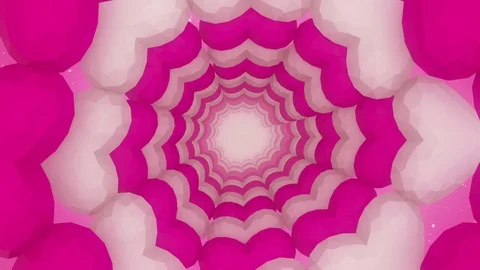 Happy Circle Heart Background Stock-Footage 124793859