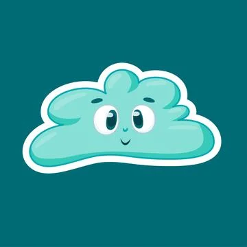 Happy Cloud Illustrazione stock