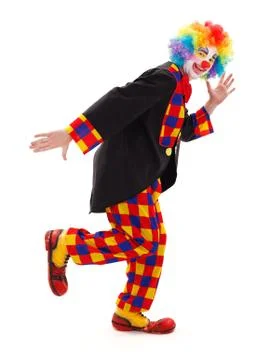 Happy clown Stock Photos