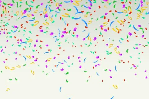 Happy confetti 01 Stock Illustration