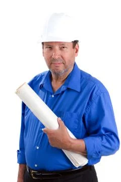 Happy contractor 스톡 사진