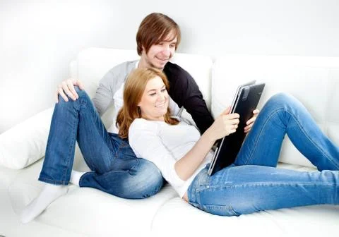 Happy couple Stock Photos
