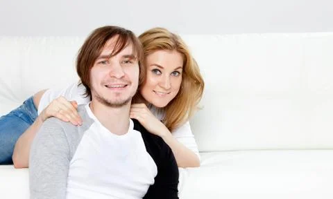 Happy couple Stock Photos