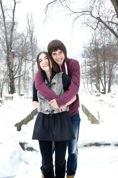 Happy couple Stock Photos