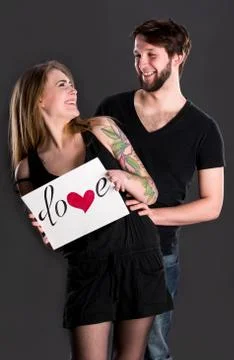 Happy couple Stock Photos