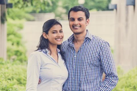 Happy couple Stock Photos