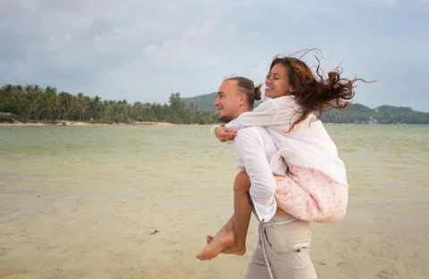 Happy couple Stock Photos