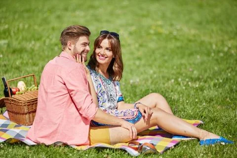 Happy couple Stock Photos