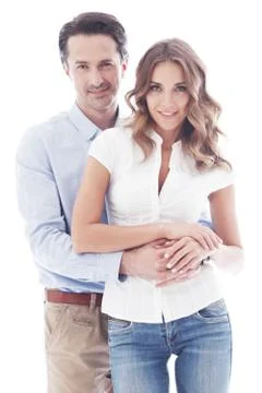 Happy couple Stock Photos