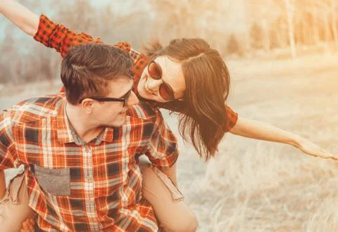 Happy couple Stock Photos
