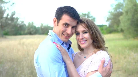 Happy couple smiling Stock Footage 210456950