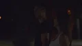 The happy couple walking in a park. evening night time, slow motion 4k or 4k+ Resolution