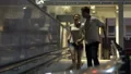 Happy couple walking in shopping center, joyful and carefree youth, slow-mo HD Footage