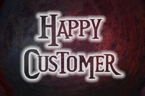 Happy customer concept Stock Illustration