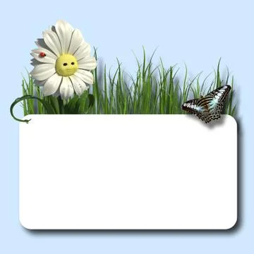 Happy daisy Stock Illustration