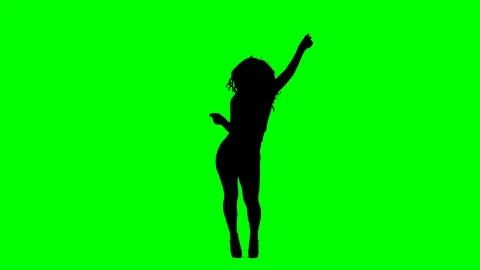 Happy Dance Silhouette Stock Footage 102830258