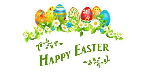 Happy Design easter Illustrazione stock