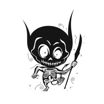 Happy devil vector illustrtation design. Stock Illustration