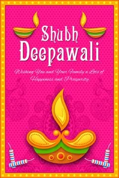 Happy Diwali background Stock Illustration